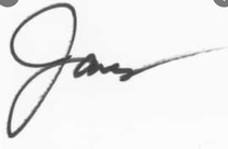 Every single signature belonging to a person whos name starts with J