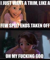 Every time I get a hair cut