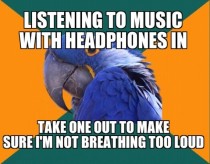 Every time I listen to music