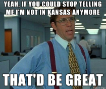 Every time I show my Kansas ID when visiting a different state