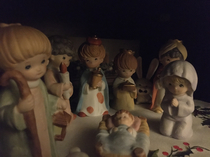 Every year I infiltrate my Moms Nativity Scene She is so sick of my S Cant wait until she finds it