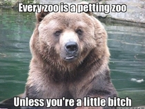 Every zoo is a petting zoo