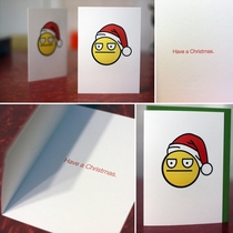 Everybody I send cards to this year is getting one of these