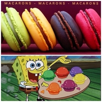 Everytime i see Macarons i think of this certain spongebob episode