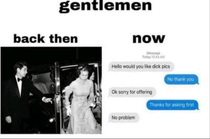 Evolution of a gentleman