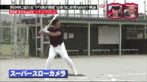 Ex Japanese ballplayer tries to hit a  mph fastball