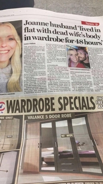 Excellent Newspaper Ad Placement