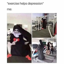 Exercise helps depression they said