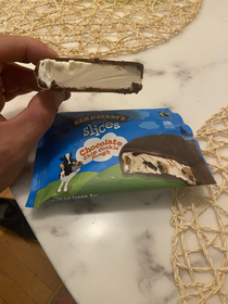 Expected cookie dough Got no dough