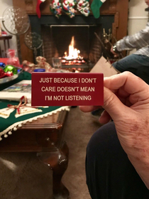 Extremely appropriate Xmas gift my grandfather received