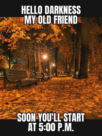 Fall is coming