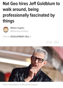 Fascination Level Jeff Goldblum