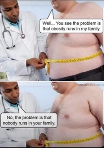Fat jokes