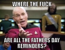 Fathers Day is  weeks away