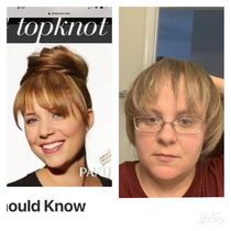 Faux bangs Fucking nailed it