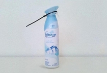 Febreeze grenade Just pull the zip tie toss it and RUN