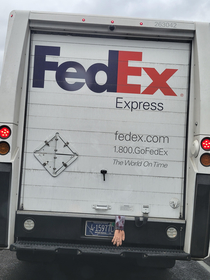 FedEx has gotten a bit in the holiday spirit