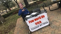 Few word do trick