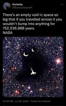 Figured out whats in the empty void found by NASA