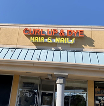 Finally got a pic of this salon whose name gives me a smile whenever I pass by
