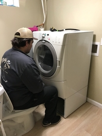 Finally got a washer amp dryer set for the new place This is going to be AWESOME