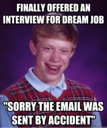 Finally offered an interview for my dream job then this happened