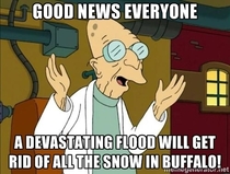 Finally some good news for the people of Buffalo