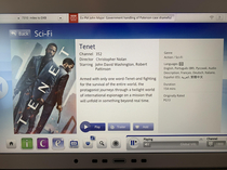 Finally watching Tenet as Nolan intendedon an airplane
