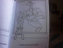 Finish drawing the giraffe