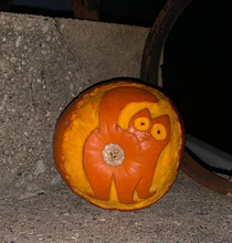 Finished the pumpkin carving