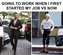 First Day on the Job vs  Year on the Job