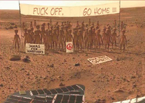 First image sent back from Mars exploration mission