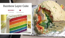 First time making rainbow cake