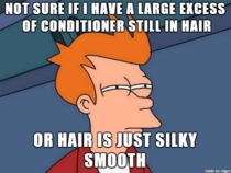 First time using conditioner in years