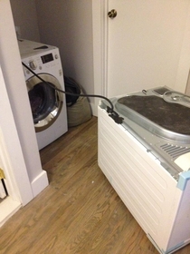 First time using my washer and dryer in a new apartment