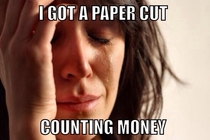 First World Problem that my friend just texted me