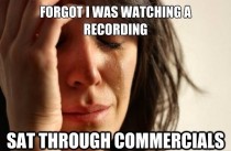 First World TV Problem