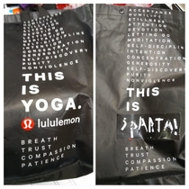 Fixed my wifes lululemon bag months ago Still hasnt noticed