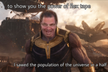 FLEX TAPE WILL SAVE US