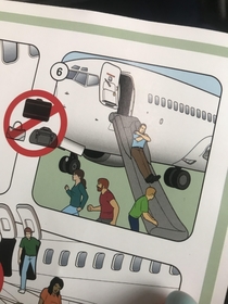 Flight attendant offered a free drink to the first person who could find Chuck Norris in the safety brochure I was sure he was kidding till I saw panel six