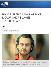 Florida man never fails to impress