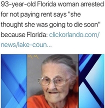 Florida woman strikes again