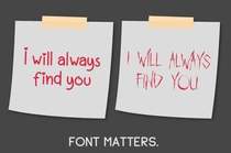 Font matters 