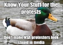 For all you awesome people going to RestoretheFourth protests
