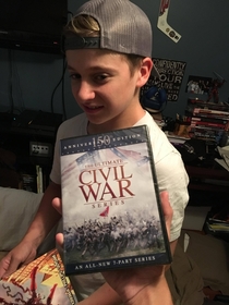 For his birthday I got my little bro that new civil war movie everyones talking about