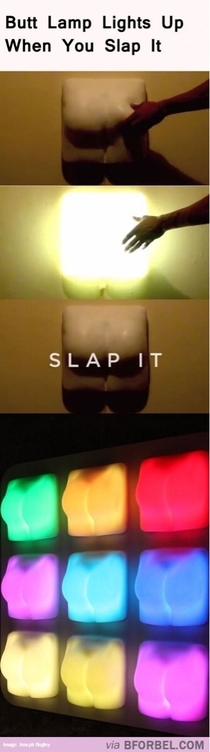 For my cake day I present you with the slappable butt lamp