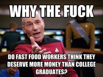 For my under-and-unemployed college graduate friends MRW I hear about these fast food strikes and petitions to pay hr