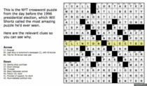 For those who have yet to see it the most awesome crossword puzzle ever