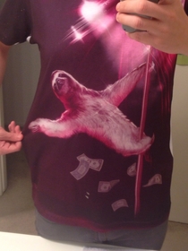 For weeks my best friend has been dying to give me this shirt for my birthday He told me it was going to be both majestic and fabulous He did not disappoint