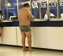 Forgot to wear clothes during Visa interview